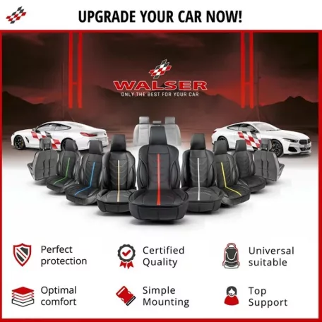 Ülésvédő ECO bőr KIMI - fekete - WALSER