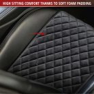 Ülésvédő LUXOR COMFORTLINE - fekete - WALSER