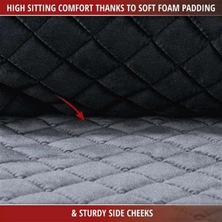 Ülésvédő LUXOR COMFORTLINE - fekete - WALSER