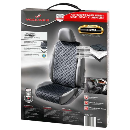 Ülésvédő LUXOR COMFORTLINE - fekete - WALSER