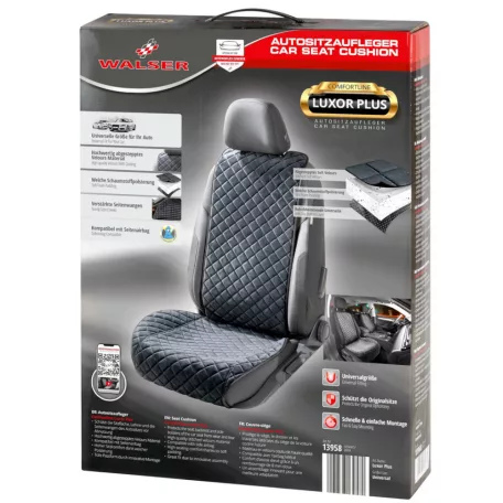 Ülésvédő LUXOR COMFORTLINE PLUS - fekete - WALSER