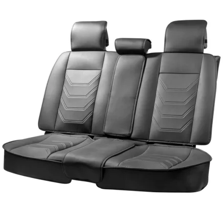 Ülésvédő ECO bőr KIMI - hátsó ülésre - fekete- WALSER
