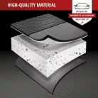 Ülésvédő ECO bőr KIMI - hátsó ülésre - fekete- WALSER