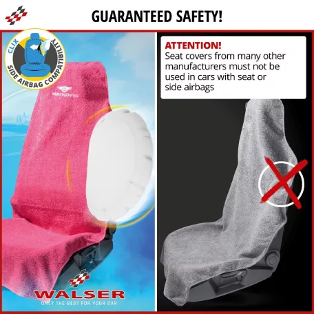 Ülésvédő huzat mikroszálas MULTICOVER - pink - WALSER