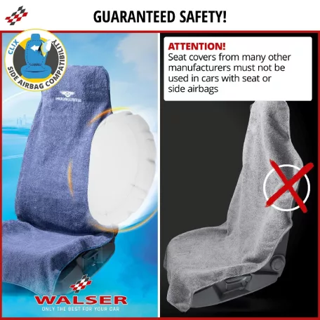 Ülésvédő huzat mikroszálas MULTICOVER - sötétkék - WALSER