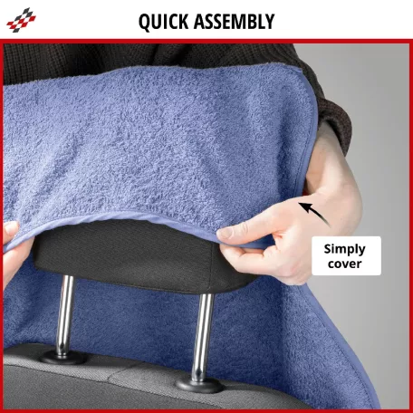 Ülésvédő huzat mikroszálas MULTICOVER - sötétkék - WALSER