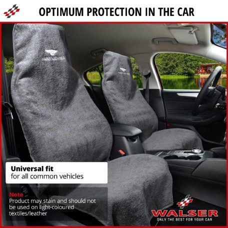 Ülésvédő huzat mikroszálas MULTICOVER - szürke - WALSER