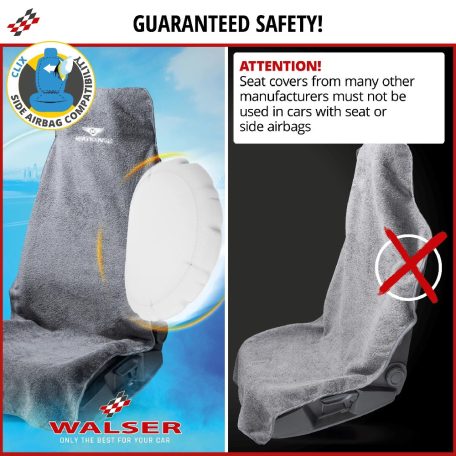 Ülésvédő huzat mikroszálas MULTICOVER - szürke - WALSER