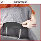 Ülésvédő huzat mikroszálas MULTICOVER - szürke - WALSER