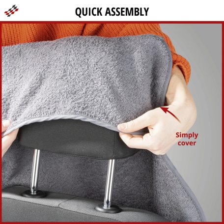 Ülésvédő huzat mikroszálas MULTICOVER - szürke - WALSER