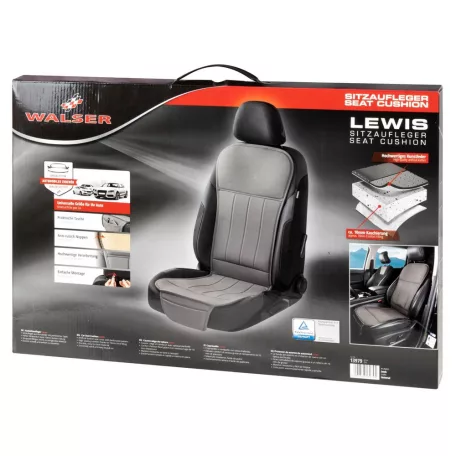 Ülésvédő ECO bőr - szürke - LEWIS - WALSER