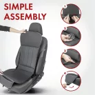 Ülésvédő ECO bőr - fekete - LEWIS - WALSER