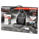 Ülésvédő ECO bőr - fekete - LEWIS - WALSER