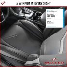 Ülésvédő ECO bőr REY - fekete-szürke - WALSER