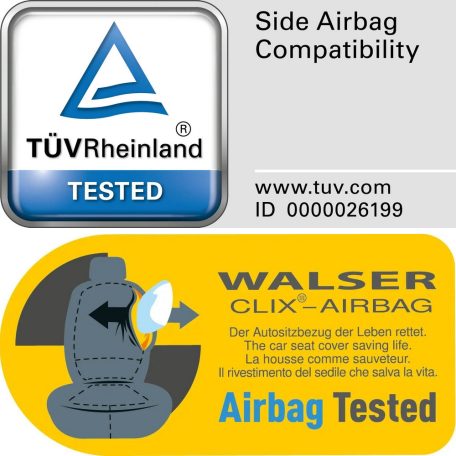 Üléshuzat - NEOPRENE - fekete - WALSER