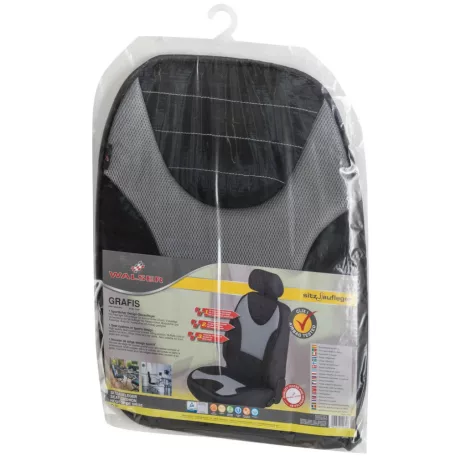 Ülésvédő - GRAFIS - fekete-szürke - WALSER