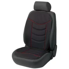 Ülésvédő ELEGANCE PLUS - fekete-piros - WALSER