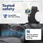 Ülésvédő ELEGANCE PLUS - fekete-piros - WALSER