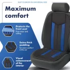 Ülésvédő - HASTINGS - fekete-kék - WALSER