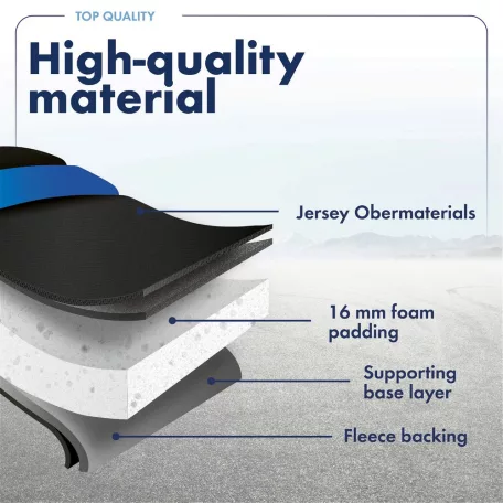 Ülésvédő - HASTINGS - fekete-kék - WALSER