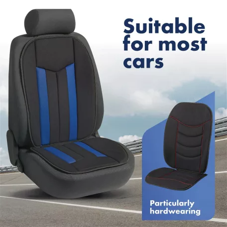 Ülésvédő - HASTINGS - fekete-kék - WALSER