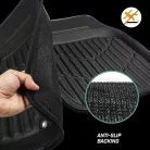 Autószőnyeg pár - GUMI-TPE - LED világítással USB - CarComfort