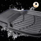 Autószőnyeg pár - GUMI-TPE - LED világítással USB - CarComfort