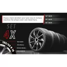 Dísztárcsa 15" AERO BICOLOR - 4 db - WALSER