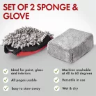 Mikroszálas kesztyű és szivacs szett - PREMIUM - WALSER
