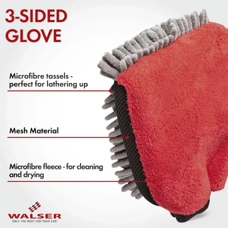 Mikroszálas kesztyű és szivacs szett - PREMIUM - WALSER