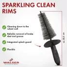 Felnitisztító kefe 32 cm - WALSER