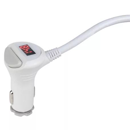 Szivargyújtó elosztó 12-24V 3 aljzat, 2xUSB aljzat Smart-IC - WALSER