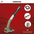 Üzemanyag kiöntő fém kannákhoz 25 cm - WALSER