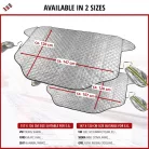 Szélvédőtakaró prémium thermo 147x120 cm - WALSER