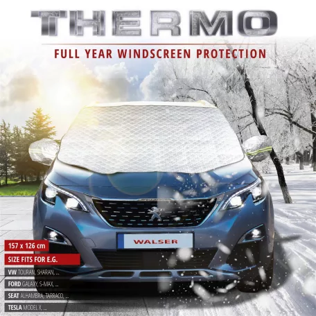 Szélvédőtakaró prémium thermo 157x126 cm - WALSER