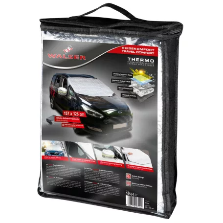 Szélvédőtakaró prémium thermo 157x126 cm - WALSER