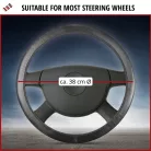 Volánvédő 37-39 cm SOFT GRIP - STYLER - szürke-fekete - WALSER