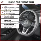 Volánvédő 37-39 cm SOFT GRIP - CANVAS - fekete - WALSER