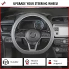 Volánvédő 37-39 cm SOFT GRIP - CANVAS - fekete - WALSER