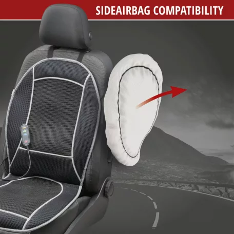 Fűthető, hűthető ülésvédő masszázs funkcióval - 12V 24 W COOLHEAT - WALSER