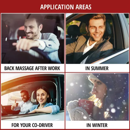 Fűthető, hűthető ülésvédő masszázs funkcióval - 12V 24 W COOLHEAT - WALSER