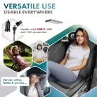 Hűthető üléspárna távirányítóval  12V + USB-C csatlakozóval - WALSER