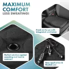 Hűthető üléspárna távirányítóval  12V + USB-C csatlakozóval - WALSER