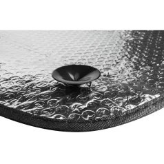 Napellenző szélvédőre 130x60 cm - méhsejtes - WALSER