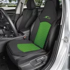 Ülésvédő S-RACE - HIGHBACK SEAT - zöld-fekete - WALSER