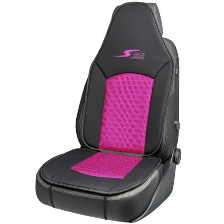 Ülésvédő S-RACE - HIGHBACK SEAT - pink-fekete - WALSER