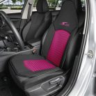 Ülésvédő S-RACE - HIGHBACK SEAT - pink-fekete - WALSER