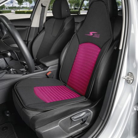Ülésvédő S-RACE - HIGHBACK SEAT - pink-fekete - WALSER