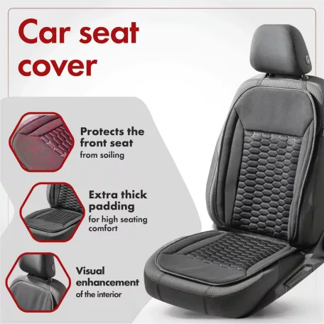 Ülésvédő - VALTTERI - fekete-szürke - WALSER