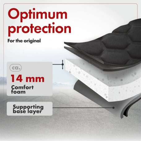 Ülésvédő - VALTTERI - fekete-piros - WALSER